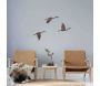 Oiseaux décoratifs en métal Rusty Birds (Lot de 3) - 7