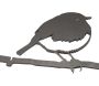 Oiseaux à planter mini rouge -gorge en acier corten (Lot de 3) - 32,90