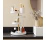 Organisateur de salle de bain 5 plateaux rotatifs Pirouette - 8