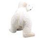 Ours blanc debout en résine - IMH-0436