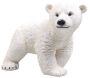 Ours blanc debout en résine