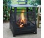 Pagode chauffe-terrasse grillagée - FANCY FLAMES