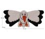 Paillasson animal en fibres de coco intérieur extérieur - 6,93