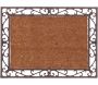 Paillasson antique en coco et fonte
