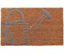 Paillasson en coco et PVC 60 x 40 cm