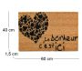 Paillasson en fibre de coco 60 x 40 cmi - AUB-4388
