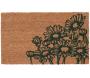 Paillasson en fibres de coco Fleurs