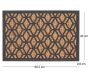 Paillasson en fibres de coco et caoutchouc 60 x 40 cm - 9