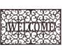 Paillasson en fonte rectangulaire Welcome