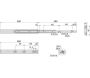 Paire de coulisses à billes pour tiroirs à sortie totale avec fermeture amortie - EMU-0206
