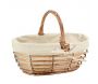 Panier ajouré en osier et jute 35 cm