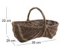 Panier bourguignon en osier - AUB-6552