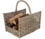 Panier à bûches en branches de saule