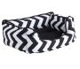 Panier chien ou chat en coton Zigzag