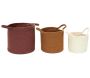 Panier en coton Nature (Lot de 3)