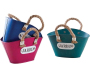 Panier en métal coloré 21 cm Jardin