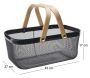 Panier en métal gris anthracite Grosser - GUILLOUARD