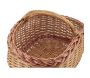 Panier en osier buff et marron - AUB-5038