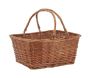 Panier en osier buff