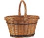 Panier de marché en osier buff