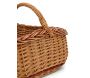 Panier en osier buff et marron - AUB-5038