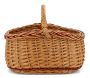 Panier en osier buff et marron - 39,90