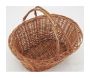 Panier ovale en osier buff - 5