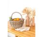 Panier ovale en poelet fendu - AUB-6145