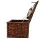 Panier à pique-nique 4 couverts en osier teinté - 91,90