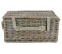 Panier pique-nique osier gris avec compartiment isotherme - 5