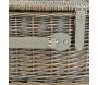 Panier pique-nique osier gris avec compartiment isotherme - 6