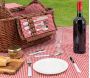 Panier pique-nique en osier naturel Vichy - AUBRY GASPARD
