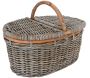 Panier pique-nique en poelet gris - 5