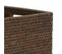 Panier de rangement rotin antique - 5