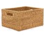 Panier de rangement en rotin naturel - 129