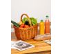 Panier rectangulaire en osier buff - AUBRY GASPARD