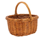 Panier rectangulaire en osier buff