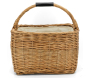 Panier rectangulaire en osier et coton - AUBRY GASPARD