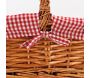 Panier rectangulaire en osier fendu 