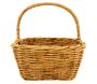 Panier rectangulaire en poelet naturel - 5