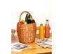 Panier rond en osier buff 30 cm - AUBRY GASPARD