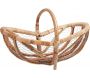 Panier en rotin et grillage