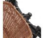 Panier vélo en osier buff - AUB-4707