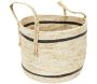 Paniers bicolores en fibre de mais (Lot de 3) - CMP-5297