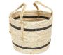 Paniers bicolores en fibre de mais (Lot de 3) - 5