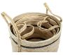 Paniers bicolores en fibre de mais (Lot de 3) - 6