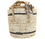 Paniers bicolores en fibre de mais (Lot de 3) - 7