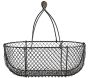 Paniers en grillage vieilli et bois (Lot de 2) - AUB-0143