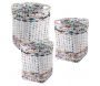 Paniers à linge en papier recyclé (Lot de 3)