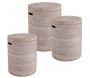 Paniers à linge en rotin (Lot de 3)